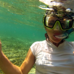 Snorkeling with the GoPro.