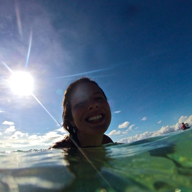 Fun in the water with the Go Pro