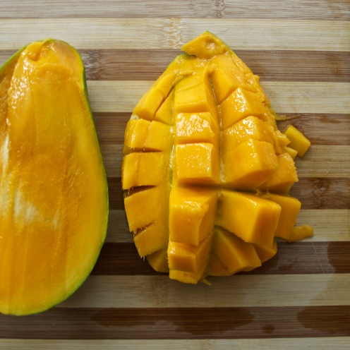 Succulent mangos from Thailand.